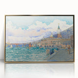 Impressionist Venice Wall Art - Claude Monet-Style Landscape Painting