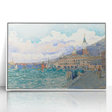 Impressionist Venice Wall Art - Claude Monet-Style Landscape Painting