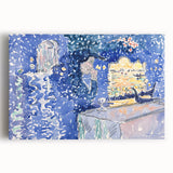 Venice Night Festival Impressionist Art - Claude Monet-Style Print