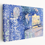 Venice Night Festival Impressionist Art - Claude Monet-Style Print