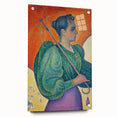 Femme à l'Ombrelle Modern Wall Art – Vibrant Pointillist Decor