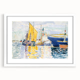 Venetian Sailing Scene Impressionist Art - Modern Wall Decor Print