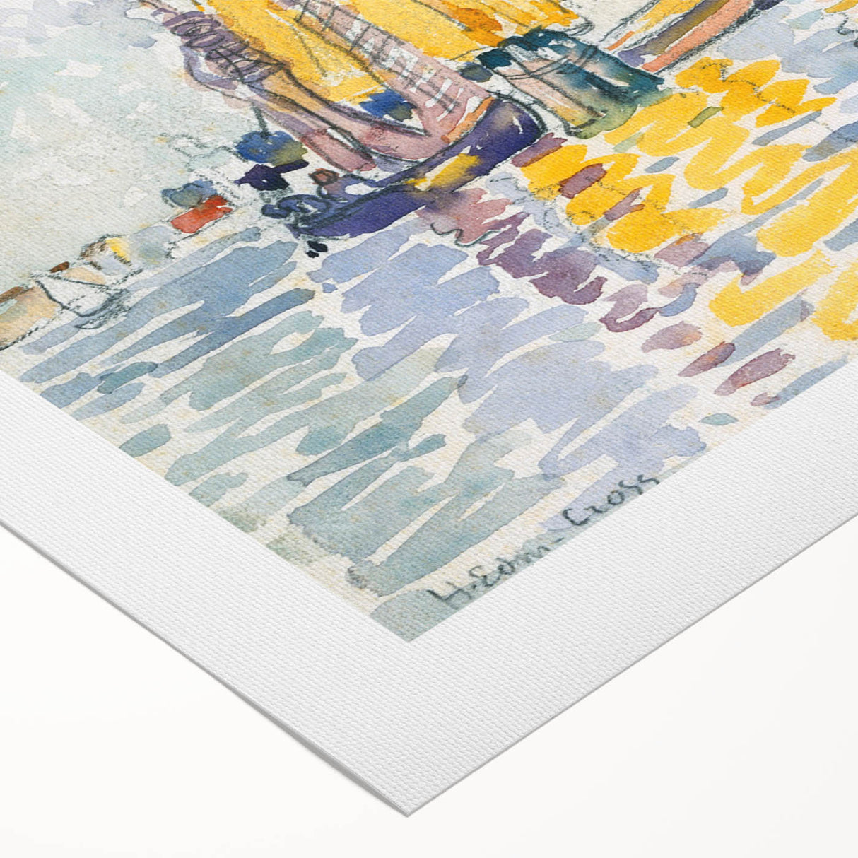 Venetian Sailing Scene Impressionist Art - Modern Wall Decor Print