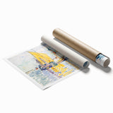 Venetian Sailing Scene Impressionist Art - Modern Wall Decor Print