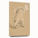 Romanticism Art: Alexander Hamilton Hand Study Canvas Print