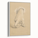 Romanticism Art: Alexander Hamilton Hand Study Canvas Print