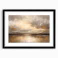 Abstract landscape wall art framed in black with a mat, showcasing vibrant colors and dynamic shapes, perfect for modern home decor and artistic interiors.