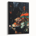 Baroque Still Life Art - Antique Fruit and Lobster Print for Home Décor