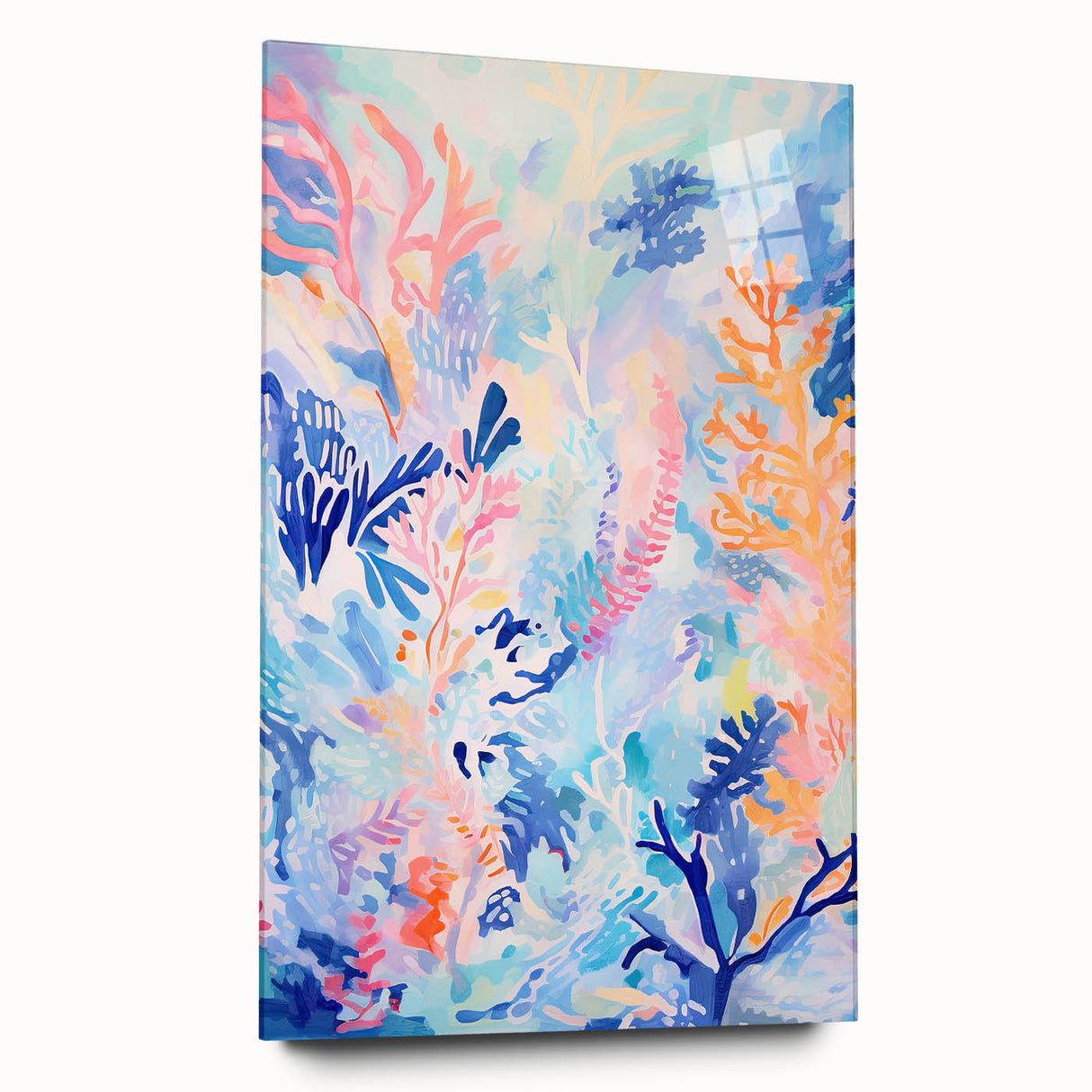 Acrylic Glass Art for Kids Rooms – Ocean Coral Wall Art