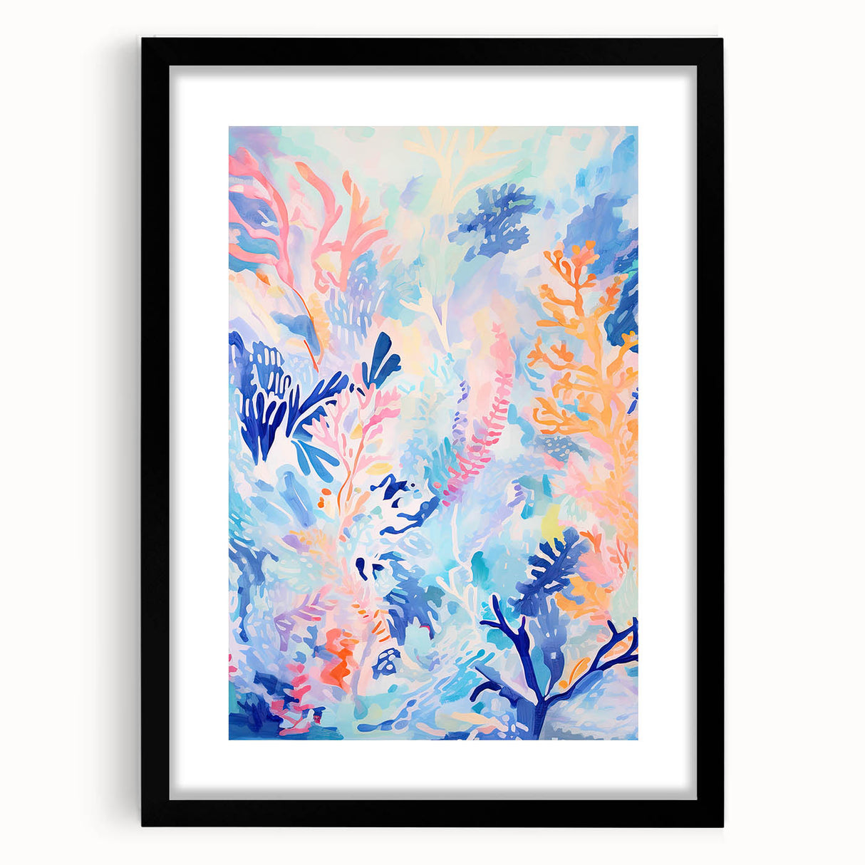 Acrylic Glass Art for Kids Rooms – Ocean Coral Wall Art