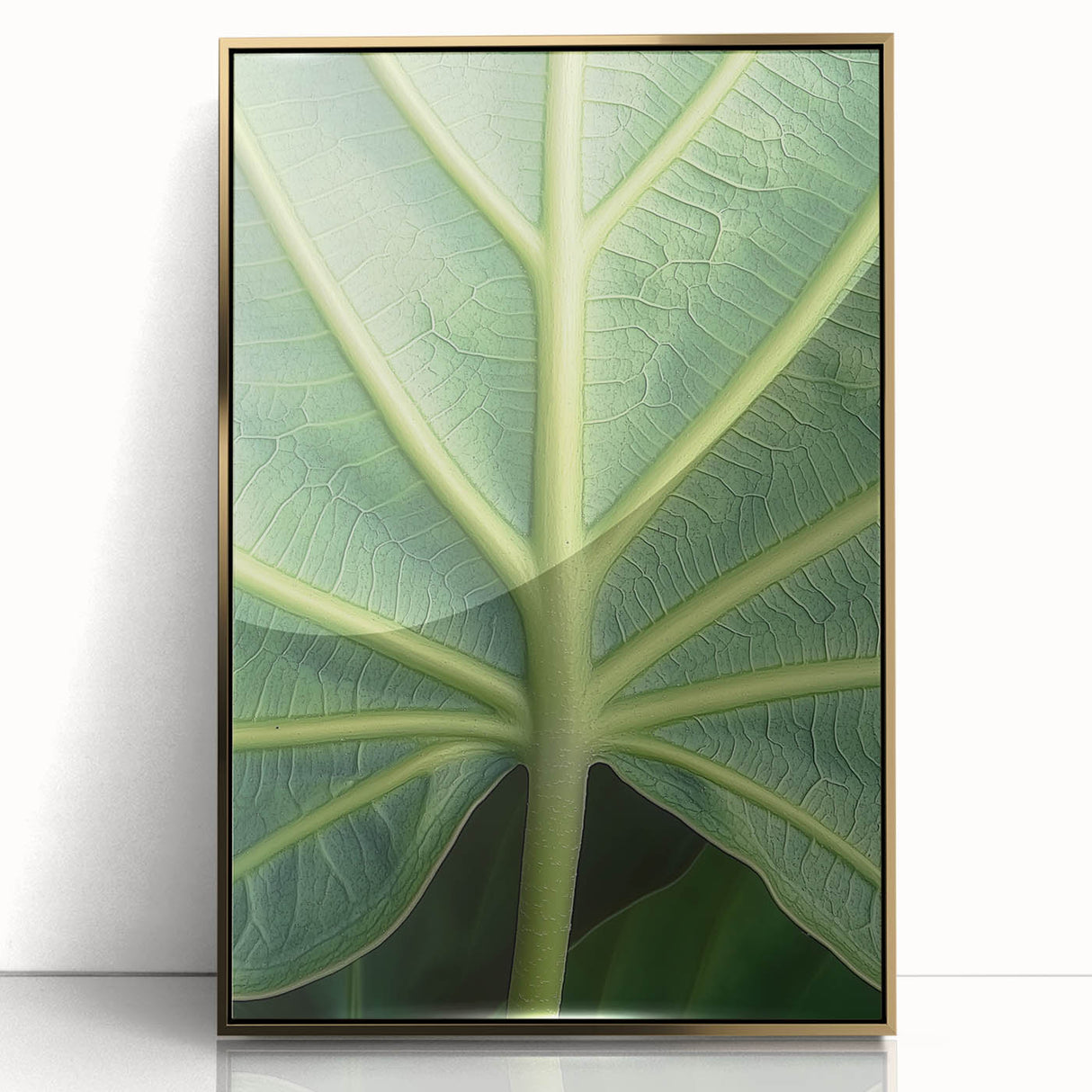 Framed acrylic print of close-up floral imagery in soft pastel colors, ideal for nursery wall art.