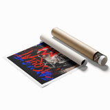 Basquiat Pop Art Wall Art - Bold Graffiti-Inspired Canvas Print