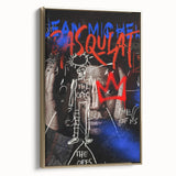 Basquiat Pop Art Wall Art - Bold Graffiti-Inspired Canvas Print