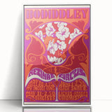 Vintage Bo Diddley Retinal Circus Poster 1975 - Retro Music Art