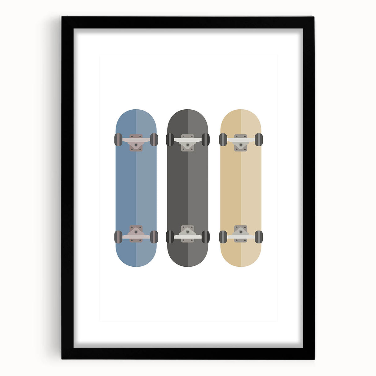 Skateboard Wall Art - Boys Room Wall Art Kids Wall Art Prints