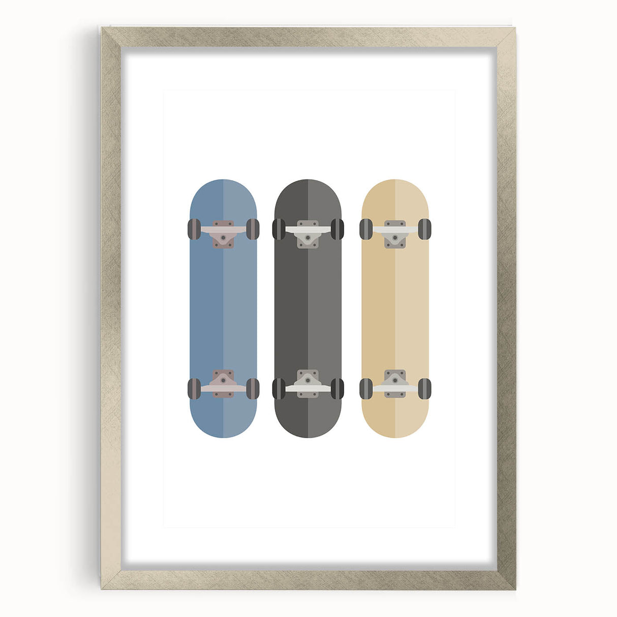 Skateboard Wall Art - Boys Room Wall Art Kids Wall Art Prints
