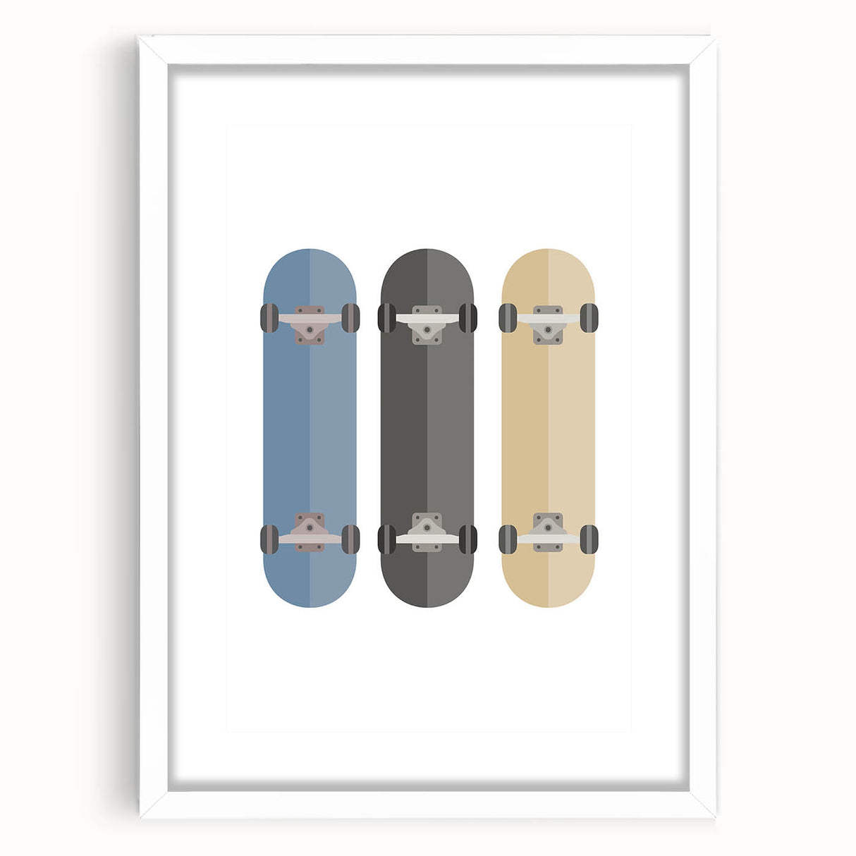Skateboard Wall Art - Boys Room Wall Art Kids Wall Art Prints