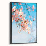 Black and white landscape art painting on framed canvas depicting a vintage spring scene, ideal for bedroom decor.