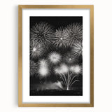 Extra large abstract art print with textured design, featuring muted gray and icy blue tones on a framed canvas.