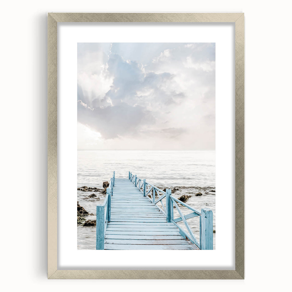Textured abstract art print in earthy tones on a framed canvas, ideal for bedroom wall decor.
