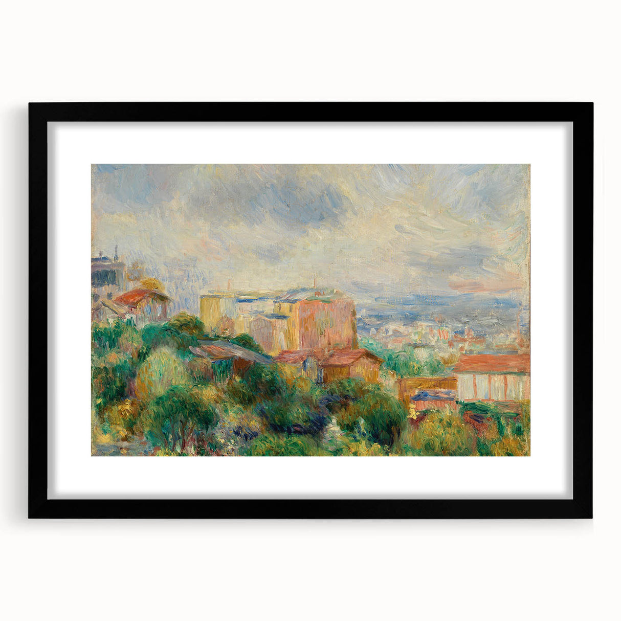Renoir's View from Montmartre - French Impressionist Wall Art