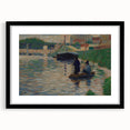 Seurat’s View of the Seine - Impressionist River Landscape Wall Art