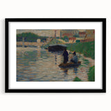 Seurat’s View of the Seine - Impressionist River Landscape Wall Art