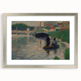Seurat’s View of the Seine - Impressionist River Landscape Wall Art