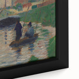 Seurat’s View of the Seine - Impressionist River Landscape Wall Art