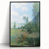 Impressionist Wall Art - View of Vétheuil by Monet
