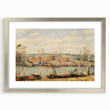 Pissarro’s View on the Cotton Mill - Impressionist Industrial Wall Art