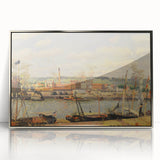 Pissarro’s View on the Cotton Mill - Impressionist Industrial Wall Art