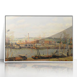 Pissarro’s View on the Cotton Mill - Impressionist Industrial Wall Art