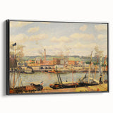 Pissarro’s View on the Cotton Mill - Impressionist Industrial Wall Art