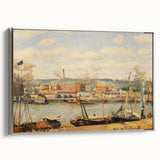 Pissarro’s View on the Cotton Mill - Impressionist Industrial Wall Art