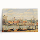 Pissarro’s View on the Cotton Mill - Impressionist Industrial Wall Art