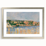 Cézanne’s Village at the Water’s Edge - Impressionist Wall Art