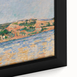 Cézanne’s Village at the Water’s Edge - Impressionist Wall Art