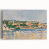 Cézanne’s Village at the Water’s Edge - Impressionist Wall Art