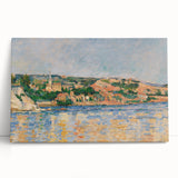 Cézanne’s Village at the Water’s Edge - Impressionist Wall Art