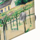 Cézanne’s Village Square - Classic French Impressionist Wall Art