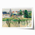 Cézanne’s Village Square - Classic French Impressionist Wall Art