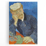 Impressionist Wall Art - Portrait of Dr. Gachet by Van Gogh
