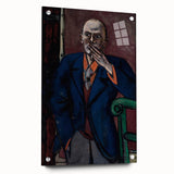 Self-Portrait Modern Wall Art – Bold Expressionist Portrait
