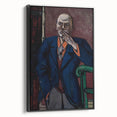 Self-Portrait Modern Wall Art – Bold Expressionist Portrait