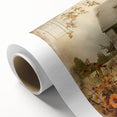 Vintage Farmhouse Prints with Sunflowers and Cottage - Rustic Wall Art
