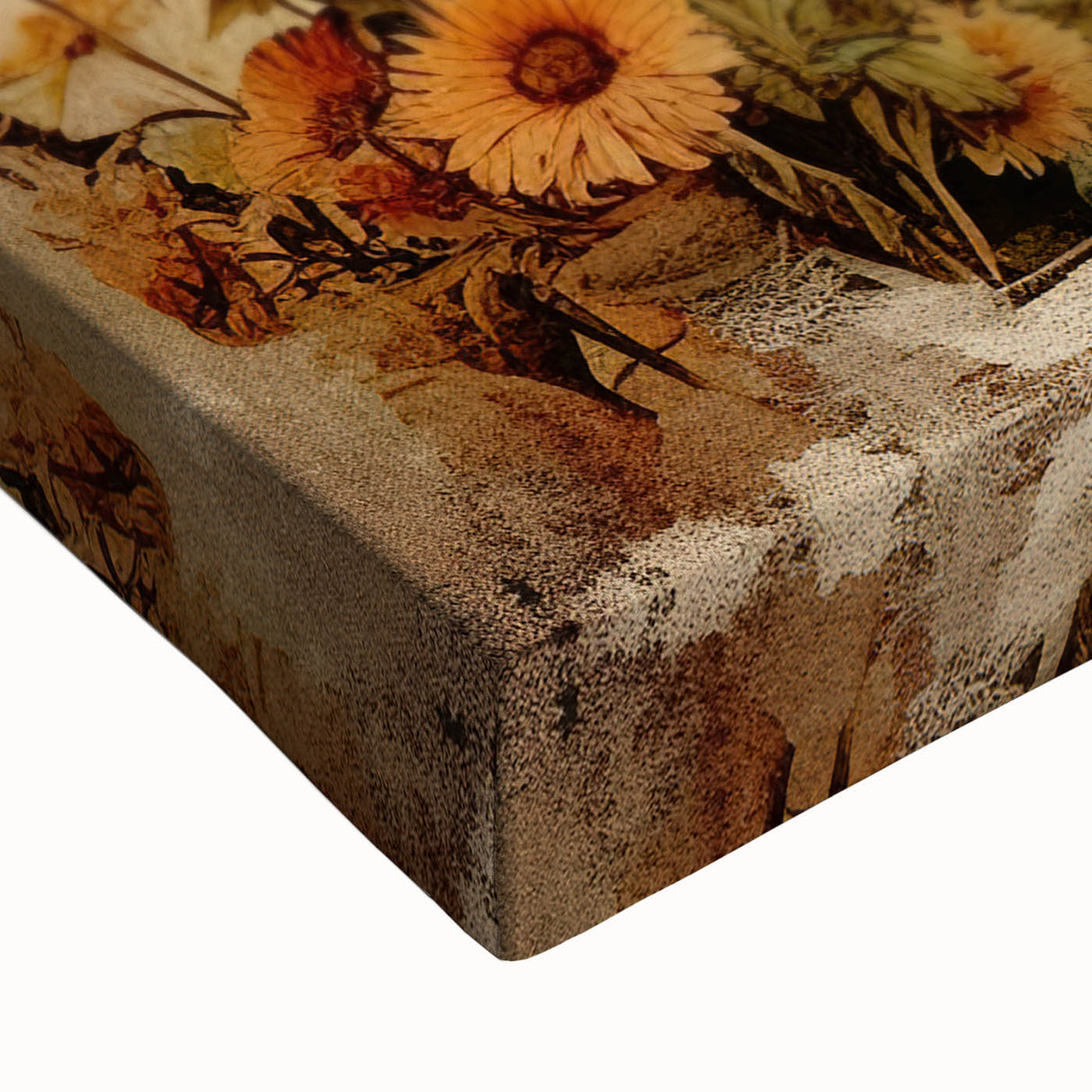 Vintage Farmhouse Prints with Sunflowers and Cottage - Rustic Wall Art
