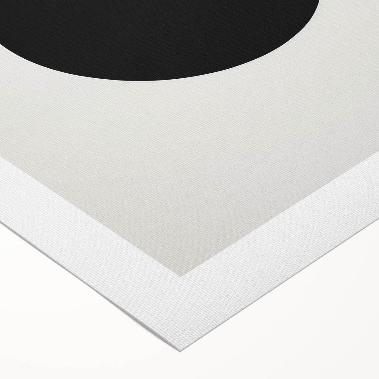 Modern Dining Room Art – Minimalist Black & White Canvas Print