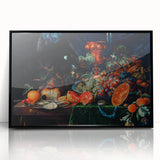 Baroque Art Print - Luxurious Still Life with Fruit and Goblets