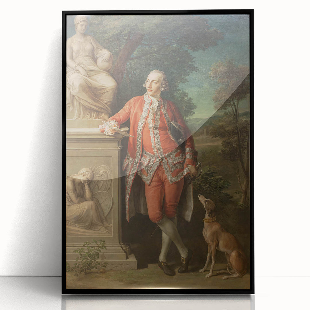 Neoclassical Art Print: Peter Beckford - Classic English Aristocrat Portrait